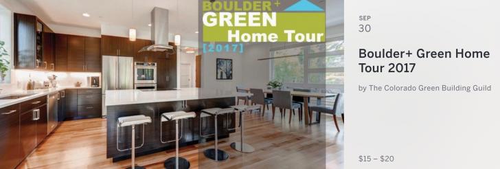 Boulder Colorado Green Home Tour - Saturday, September 30, Rain or Shine, 10 am - 4 pm