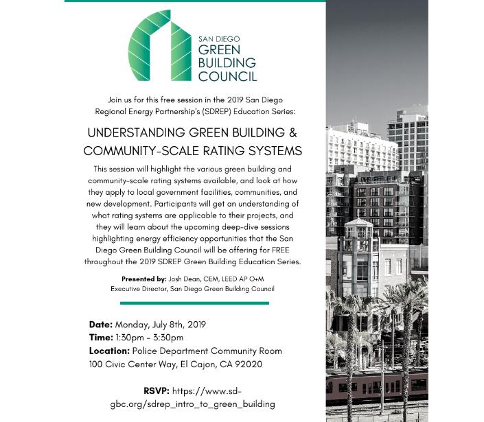 Understanding Green Building and Community Scale Rating systems, El Cajon, CA