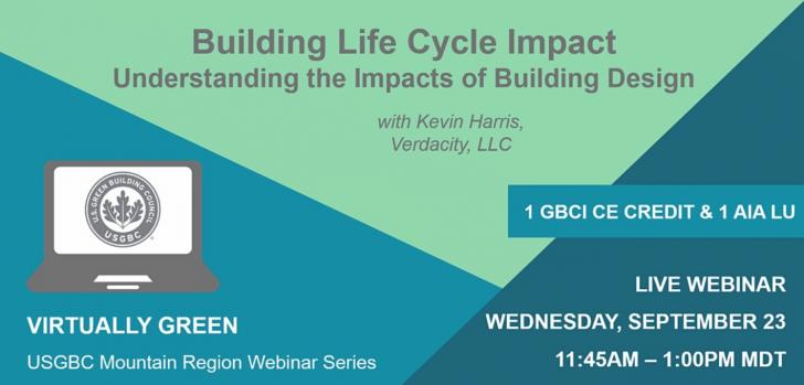 Webinar: Building Life Cycle Impact