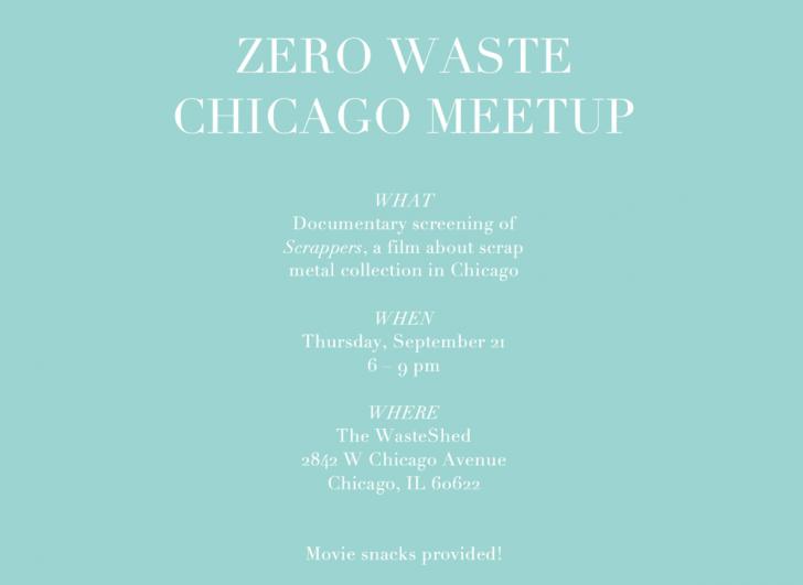 Zero Waste Chicago Meet-up and Documentary Screening of "Scrappers," 9/21 - 6-9 pm, Chicago