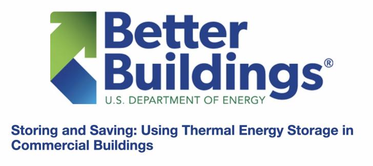 thermal energy, energy storage, commercial buildings, energy efficiency