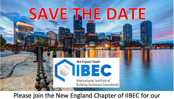 New England Chapter of IIBEC: Building Enclosure Boot Camp, May 7, Boston, MA