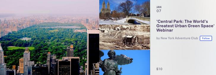 'Central Park: The World's Greatest Urban Green Space' Webinar