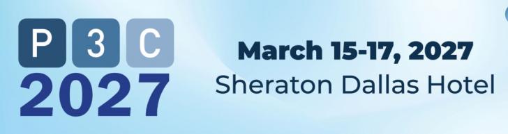15th Annual P3C Conference & Expo 2027, March 15–17, Dallas, Texas