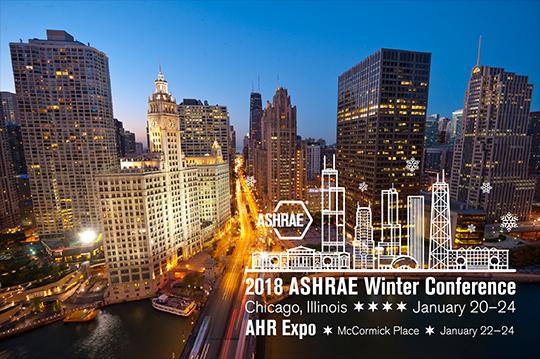 ASHRAE Winter Conference & AHR Expo,  January 20-24, Chicago