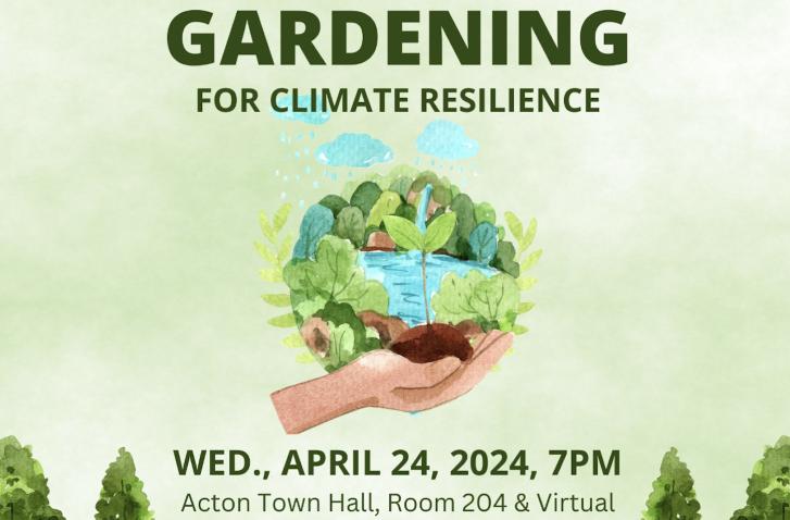Gardening for Climate Resilience, Free Webinar