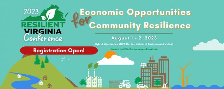 2023 Resilient Virginia Conference: Economic Opportunities for Community Resilience, Hybrid Event, August 1-2