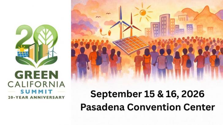 Green California Summit, September 15 - 16, Pasadena, California