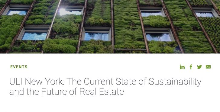The Current State of Sustainability and the Future of Real Estate
