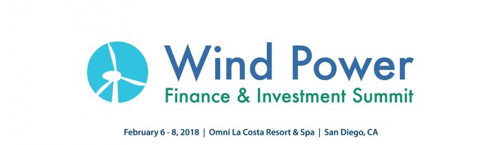 Wind Power Finance & Investment, Feb 6 - 8, San Diego, CA