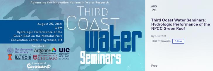 Third Coast Water Seminars: Hydrologic Performance of the NPCC Green Roof