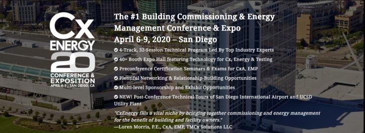 7th Annual CxEnergy Conference & Expo, April 6-9, San Diego