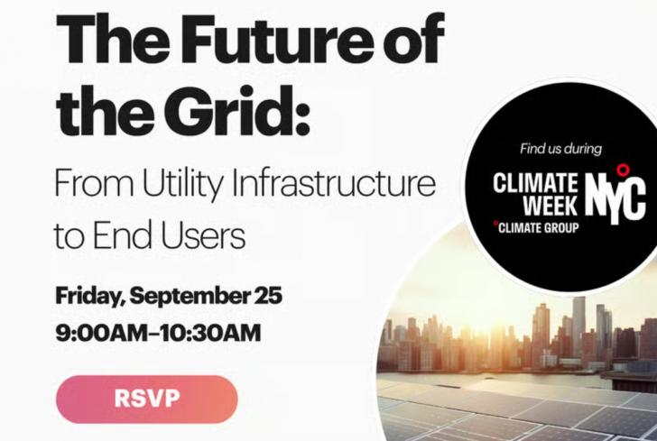 The Future of the Grid: From Utility Infrastructure to End Users,  September 25, New York, NY