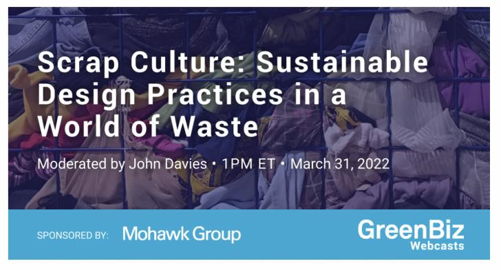 Webinar: Scrap Culture: Sustainable Design Practices in a World of Waste