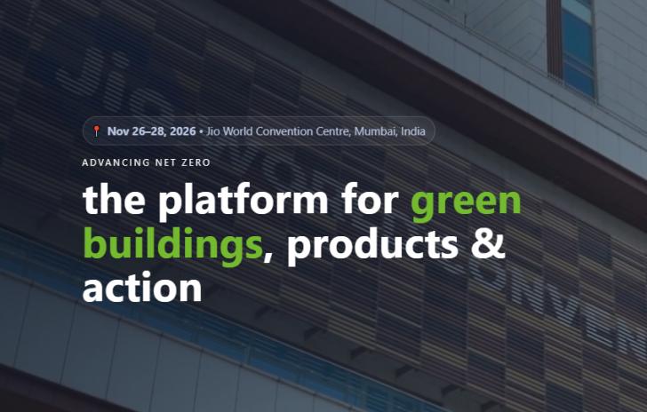 Green Building Congress 2026, November 26 - 28, Mumbai, India