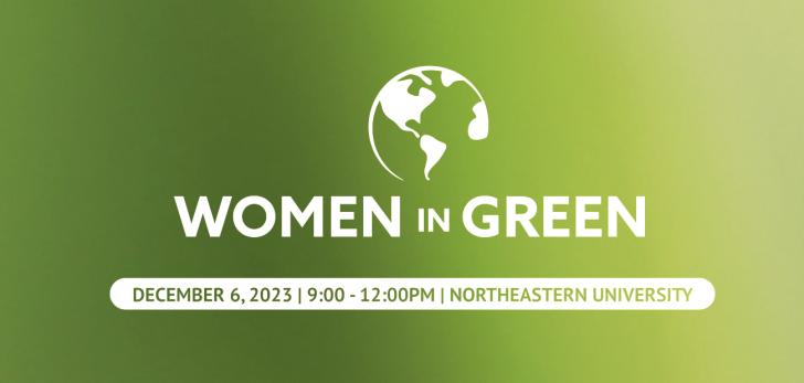 Women In Green, December 6, 9am-12pm, Boston