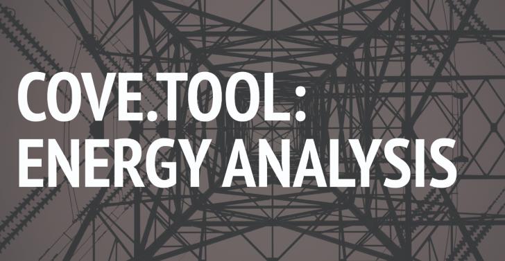 Energy Analysis, Online Training with cove.tool