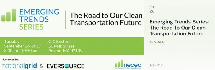 The Road to Our Clean Transportation Future - September 26, Boston