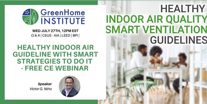 Healthy Indoor Air Guideline With Smart Strategies
