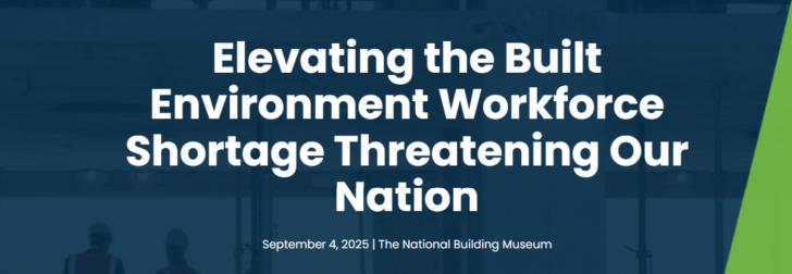 Elevate 2025: Built Environment Workforce Summit, September 4