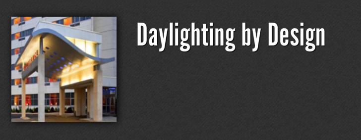 Daylighting by Design Webinar, GreenCE March 1