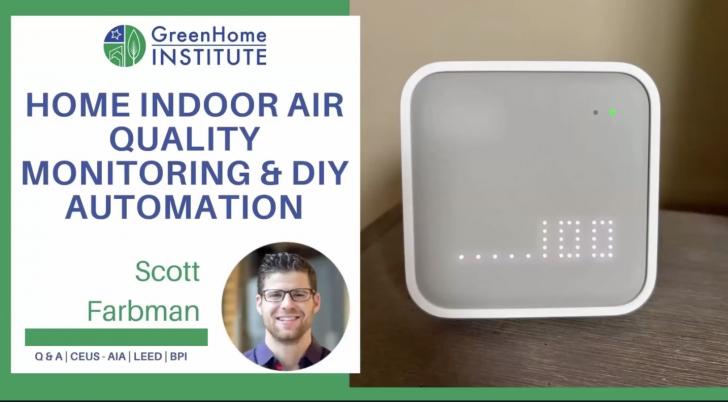 Home Indoor Air Quality Monitoring & DIY Automation, Breet Little and Scott Farbman