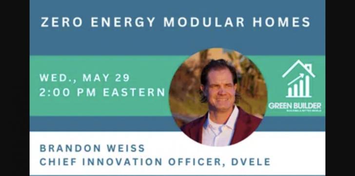 Zero Energy Modular Homes, Free Webinar