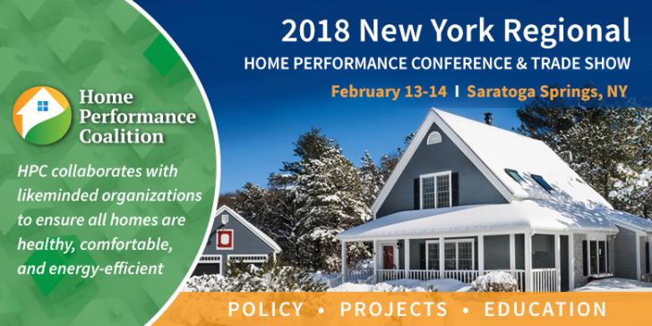 HPC New York Regional Home Performance Conference & Trade Show, Feb 13-14, New York