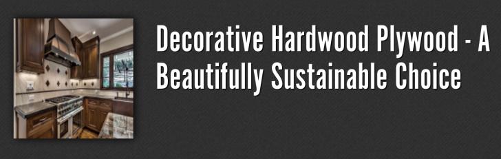 Decorative Hardwood Plywood - A Beautifully Sustainable Choice, September 9, 12 pm EDT