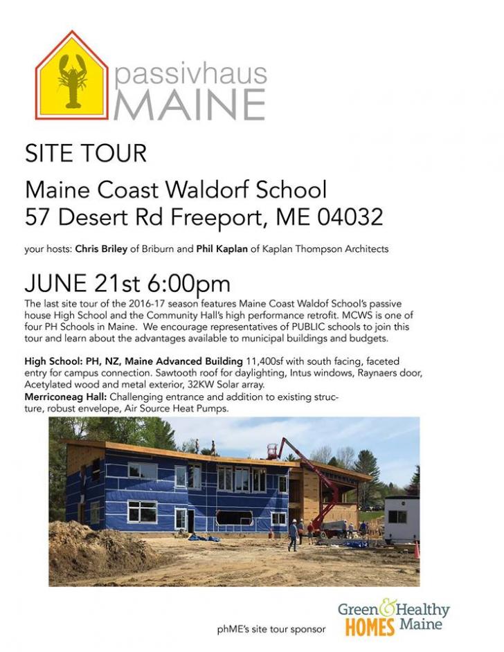 Site Tour, Maine Coast Waldorf School, June 21