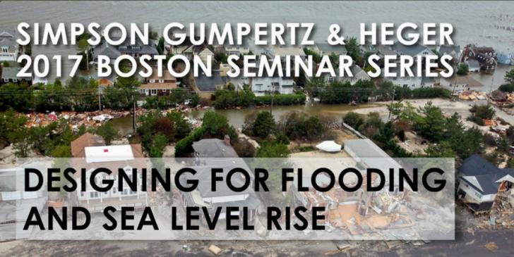 FREE SEMINAR: Designing for Flooding and Sea Level Rise, 2/28, 5:30 – 7:30 PM EST, Atlantic Wharf, MA