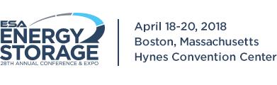 Energy Storage Association's 28th Annual Conference and Expo, April 18-20, Boston, MA