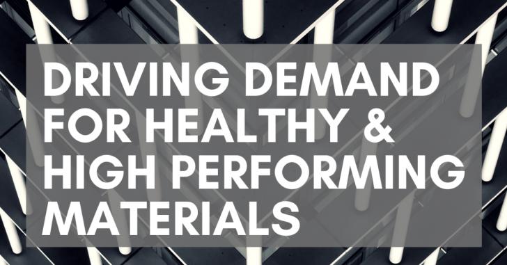 Driving Demand, Sustainable Materials