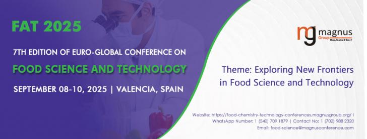 7th Edition of Euro-Global Conference on Food Science and Technology ...
