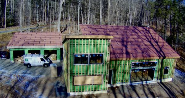 Pro Tour: Under Construction Passive House with Integrated PV Roof ...