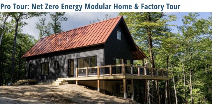 NESEA Pro Green Building Tour: Net Zero Energy Modular Home & Factory ...
